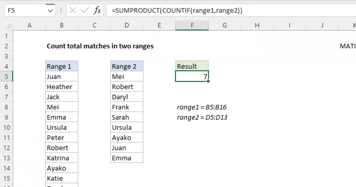 count-total-matches-in-two-ranges-excel-formula-exceljet